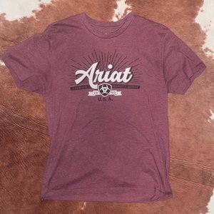 Maroon Ariat Tee
